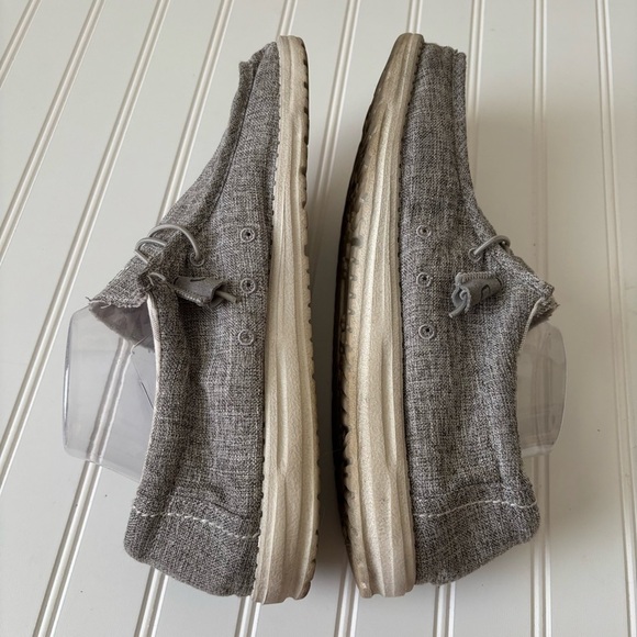 Hey Dude | Men's Wally Line Gray Slip On Shoes Size 13 Iron - Picture 5 of 8